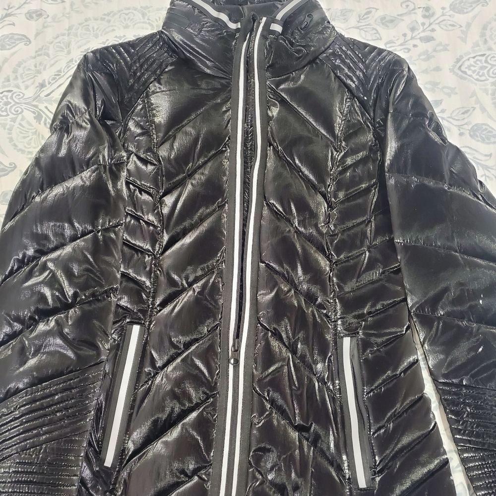 New puffer jacket, Nineum Marcus Blanc Noir jacket, color- black size-small